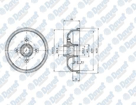DELPHI BF293 Arka Fren Kampanasi  Absli Araclar Icin  Corsa B Tigra 1.4-1.6 96>